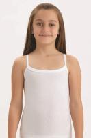 4538-01 Майка для девочки белая (BAYKAR)