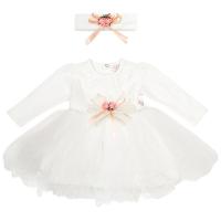 2455 Платье нарядное+повязка