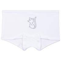 5176-01 Трусы шорты для девочки белые (BAYKAR)