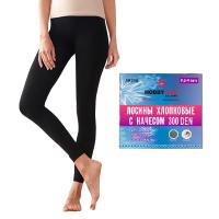 0766 Лосины женские с начесом 300 DEN