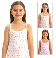 4910 майка для девочек многоцвет (BAYKAR)