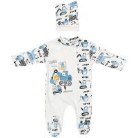 92165 Комбинезон+шапочка для мальчика