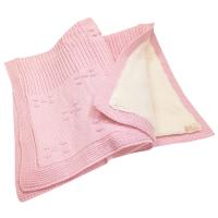 2974 Плед вязаный на махре