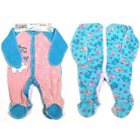 23939 Комбинезон+царап."Слоники" бирюза