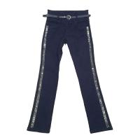 603 джинсы для девочек "стразы"