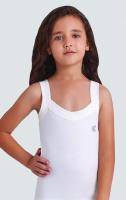 4295-01 Майка для девочек белая (BAYKAR)