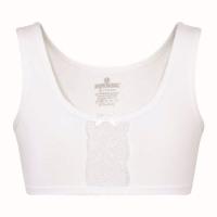 4215-01 Топ для девочки белый (BAYKAR)