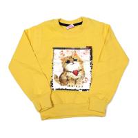 1544/2 Кофта для девочки (кошечка)