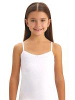 4510-01 Майка для девочек белая (BAYKAR)