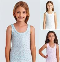 4524 майка для девочек многоцвет (BAYKAR)