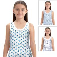 0401 Майка для девочки многоцвет LADONZA