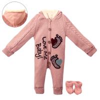 224022 Комбинезон+пинетки на махре