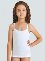 4635-01 Майка для девочки белая (BAYKAR)