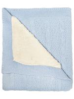 1417 Плед вязаный на махре