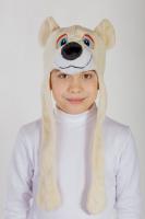 Шапочка Медвежонок белый арт. 91034 (Карнавалия)