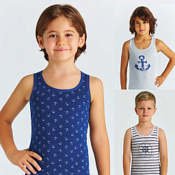 2156 Майка для мальчиков многоцвет (BAYKAR)