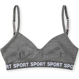 4026-22 Топ для девочки серый (BAYKAR)