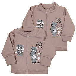 2187 Кофта (мишки) интерлок