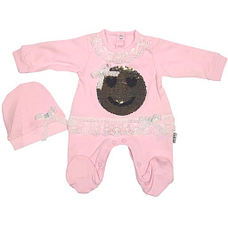 17512 Комбинезон+шап.(смайл)