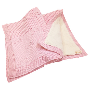 2974 Плед вязаный на махре