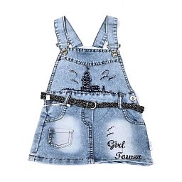 74961 Сарафан джинсовый