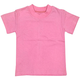 ф-200 Футболка однотон /розовый