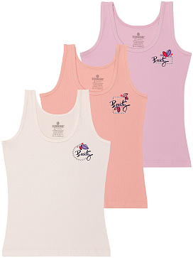 4888 Майка для девочки многоцвет (BAYKAR)