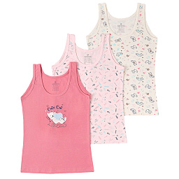 4370 Майка для девочки многоцвет (BAYKAR)