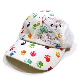 10100 Бейсболка для девочки с сеткой