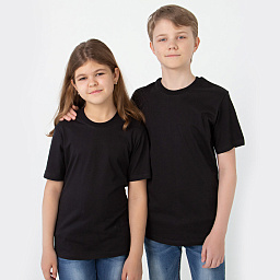 ф-200 Футболка однотон /черный