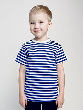 136/243 Футболка-тельняшка кулирка