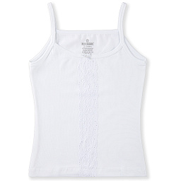 4204-01 Майка для девочек белая (BAYKAR)