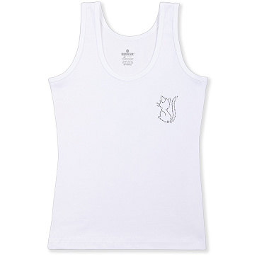 4176-01 Майка для девочек белая (BAYKAR)