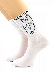 80159-51-01 Носки унисекс, надпись "F... Off"