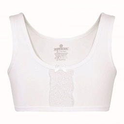 4215-01 Топ для девочки белый (BAYKAR)