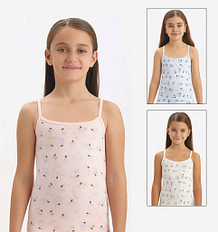 4296 Майка для девочек многоцвет (BAYKAR)