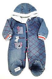 45750 Комбинезон джинсоый утепленный