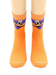 Носки Блогер А4, подростковые, фон оранжевый
