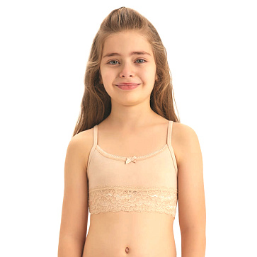 4940-03 Топ для девочек бежевый (BAYKAR)