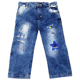 80992 Джинсы детские (звезда)