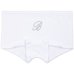 5188-01 Трусы шорты для девочки белые (BAYKAR)