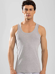 1002-20 Майка мужская серая