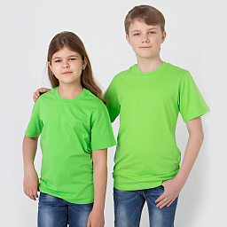 ф-200 Футболка однотон /зеленый