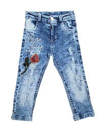 1574 Капри джинс для девочек