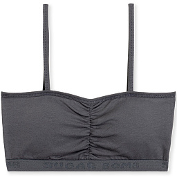 7615-22 Топ для девочек темно-серый (BAYKAR)