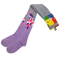 К46 Колготки для девочки (павлин)