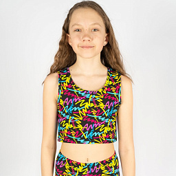 21211/1 Топ для девочки (зигзаги)