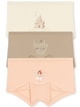 5740 Трусы шорты девочка многоцвет (BAYKAR)