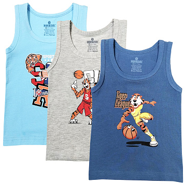 2434 Майка для мальчика многоцвет (BAYKAR)