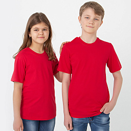 ф-200 Футболка однотон /красный